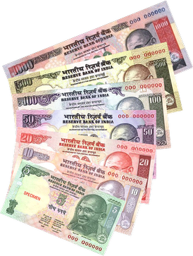 Mahatma Gandhi series of currency release by Government of India and Reserve Bank of India ( RBI ) in 1996